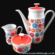 Load image into Gallery viewer, 1960s German Flower Power Porcelain Coffee Set
