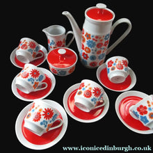 Load image into Gallery viewer, 1960s German Flower Power Porcelain Coffee Set
