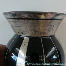 Load image into Gallery viewer,  FRENCH Art Deco HEM Black Glass Vase by Michel Herman : 10 3/4 inches
