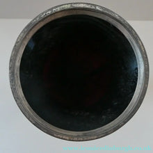 Load image into Gallery viewer,  FRENCH Art Deco HEM Black Glass Vase by Michel Herman : 10 3/4 inches

