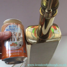 Load image into Gallery viewer, Huge Space Age 1960s Desk or Table Lamp. Two Tone Gold Coloured Metal
