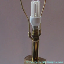 Load image into Gallery viewer, Huge Space Age 1960s Desk or Table Lamp. Two Tone Gold Coloured Metal
