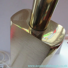 Load image into Gallery viewer, Huge Space Age 1960s Desk or Table Lamp. Two Tone Gold Coloured Metal
