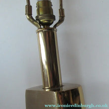 Load image into Gallery viewer, Huge Space Age 1960s Desk or Table Lamp. Two Tone Gold Coloured Metal
