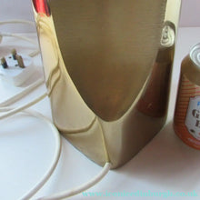 Load image into Gallery viewer, Huge Space Age 1960s Desk or Table Lamp. Two Tone Gold Coloured Metal
