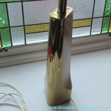 Load image into Gallery viewer, Huge Space Age 1960s Desk or Table Lamp. Two Tone Gold Coloured Metal
