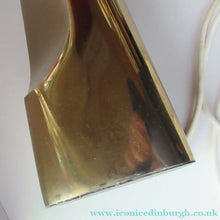Load image into Gallery viewer, Huge Space Age 1960s Desk or Table Lamp. Two Tone Gold Coloured Metal
