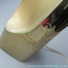 Load image into Gallery viewer, Huge Space Age 1960s Desk or Table Lamp. Two Tone Gold Coloured Metal
