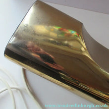 Load image into Gallery viewer, Huge Space Age 1960s Desk or Table Lamp. Two Tone Gold Coloured Metal
