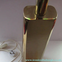 Load image into Gallery viewer, Huge Space Age 1960s Desk or Table Lamp. Two Tone Gold Coloured Metal
