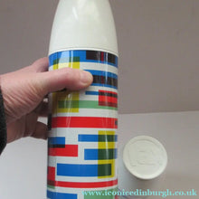 Load image into Gallery viewer, 1960s VAX Thermos Flask or Vaccum Flask. Geometric Abstract Pattern
