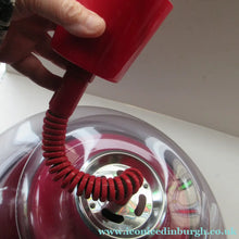 Load image into Gallery viewer, Vintage 1960s Italian Space Age Flying Saucer Pull Down LIght Shade
