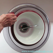 Load image into Gallery viewer, Vintage 1960s Italian Space Age Flying Saucer Pull Down LIght Shade
