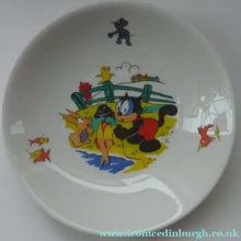 Load image into Gallery viewer, FELIX the CAT Shallow Bowl. RARE Vintage 1960s German Wintering Pottery Dish
