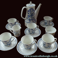 Load image into Gallery viewer, FIGGJO FLINT 1960s Norwegian Turi LOTTE Complete Coffee Set. Pot, Milk and Sugar, Six Cups and Saucers
