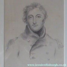 Load image into Gallery viewer, Regency Portrait Drawing of a Naval Officer for Sale
