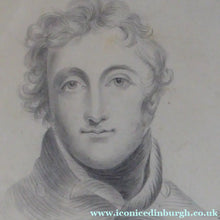 Load image into Gallery viewer, Regency Portrait Drawing of a Naval Officer for Sale
