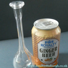 Load image into Gallery viewer, ANTIQUE Georgian 19th Century Glass Toddy Lifter: 6 1/2 inches in height
