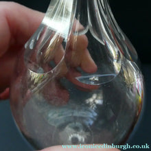 Load image into Gallery viewer, ANTIQUE Georgian 19th Century Glass Toddy Lifter: 6 1/2 inches in height
