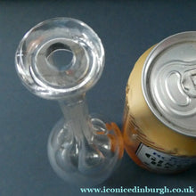 Load image into Gallery viewer, ANTIQUE Georgian 19th Century Glass Toddy Lifter: 6 1/2 inches in height
