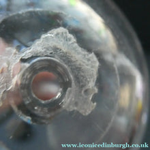 Load image into Gallery viewer, ANTIQUE Georgian 19th Century Glass Toddy Lifter: 6 1/2 inches in height
