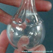 Load image into Gallery viewer, ANTIQUE Georgian 19th Century Glass Toddy Lifter: 6 1/2 inches in height
