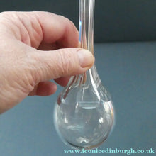 Load image into Gallery viewer, ANTIQUE Georgian 19th Century Glass Toddy Lifter: 6 1/2 inches in height
