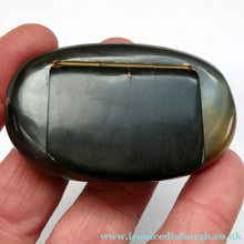 Load image into Gallery viewer, Fine Antique GEORGIAN Scottish Cow Horn Snuff Box with Hinged Lid
