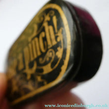 Load image into Gallery viewer, ANTIQUE Snuff Box. Georgian Papier Mache Box with Take a Pinch Mott
