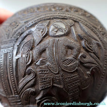 Load image into Gallery viewer, Antique 19th Century South East Asian / Burmese Hand Carved Coconut Cup
