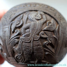 Load image into Gallery viewer, Antique 19th Century South East Asian / Burmese Hand Carved Coconut Cup
