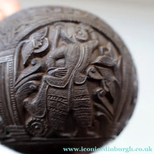 Load image into Gallery viewer, Antique 19th Century South East Asian / Burmese Hand Carved Coconut Cup
