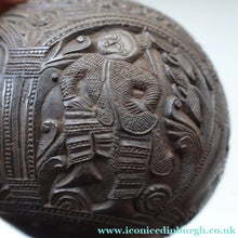 Load image into Gallery viewer, Antique 19th Century South East Asian / Burmese Hand Carved Coconut Cup
