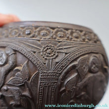 Load image into Gallery viewer, Antique 19th Century South East Asian / Burmese Hand Carved Coconut Cup
