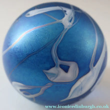 Load image into Gallery viewer, Fine GLASFORM Paperweight by John Ditchfield with Iridescent Finish and Decorative Trails
