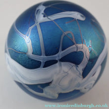 Load image into Gallery viewer, Fine GLASFORM Paperweight by John Ditchfield with Iridescent Finish and Decorative Trails
