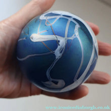 Load image into Gallery viewer, Fine GLASFORM Paperweight by John Ditchfield with Iridescent Finish and Decorative Trails
