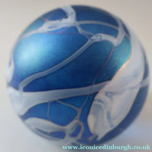 Load image into Gallery viewer, Fine GLASFORM Paperweight by John Ditchfield with Iridescent Finish and Decorative Trails
