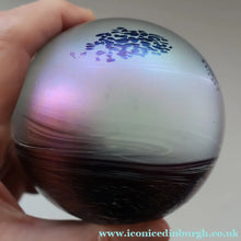 Load image into Gallery viewer, Fine GLASFORM Paperweight by John Ditchfield with Iridescent Finish and Landscape Imagery
