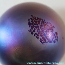 Load image into Gallery viewer, Fine GLASFORM Paperweight by John Ditchfield with Iridescent Finish and Landscape Imagery
