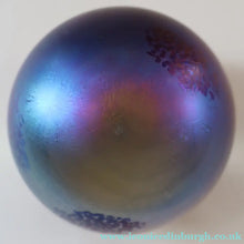 Load image into Gallery viewer, Fine GLASFORM Paperweight by John Ditchfield with Iridescent Finish and Landscape Imagery
