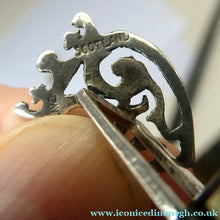 Load image into Gallery viewer, Fine Pair of Scottish Sterling Silver Vintage Cufflinks. Luckenbooth Shape
