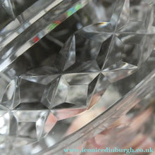 Load image into Gallery viewer, STUART CRYSTAL Wine or Port Round Decanter with IMPERIAL CUT. Etched signature
