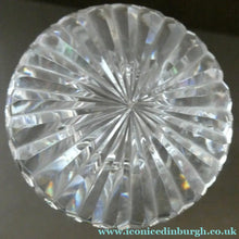 Load image into Gallery viewer, STUART CRYSTAL Wine or Port Round Decanter with IMPERIAL CUT. Etched signature
