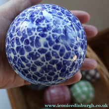 Load image into Gallery viewer, Fine Set of SIX Scottish Victorian Ceramic Carpet Bowls Plus the Elusive WHITE JACK
