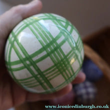 Load image into Gallery viewer, Fine Set of SIX Scottish Victorian Ceramic Carpet Bowls Plus the Elusive WHITE JACK
