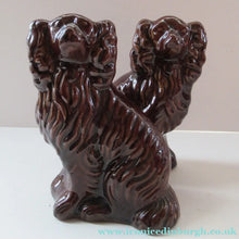 Load image into Gallery viewer, ANTIQUE 19th Century Miniature Red Clay, Treacle Glaze MINIATURE Staffordshire Dogs
