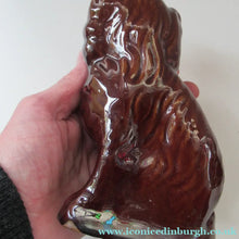 Load image into Gallery viewer, ANTIQUE 19th Century Miniature Red Clay, Treacle Glaze MINIATURE Staffordshire Dogs
