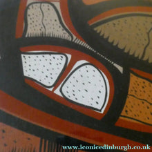 Load image into Gallery viewer, CANADIAN ART: Joshim Kakegamic (1952 - 1993). Acrylic Painting on board. Entitled "Lazy Bear"
