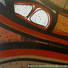 Load image into Gallery viewer, CANADIAN ART: Joshim Kakegamic (1952 - 1993). Acrylic Painting on board. Entitled "Lazy Bear"
